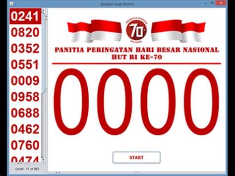 Generator nomor acak .